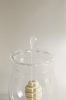 POT À MIEL BOROSILICATE COUVERCLE