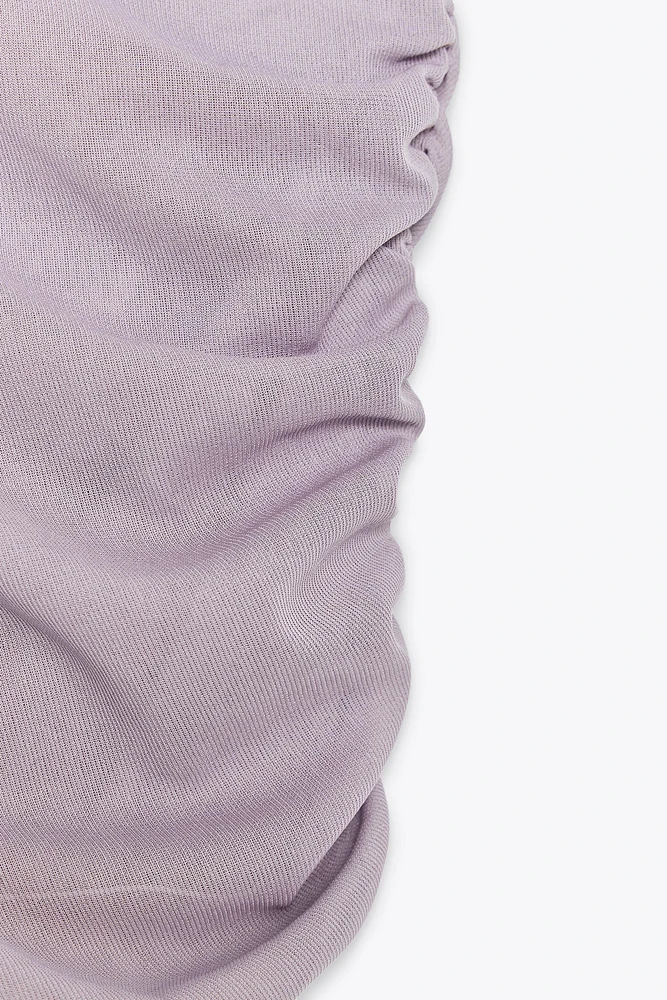 HAUT DRAPÉ EN TULLE