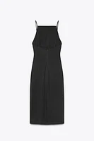 ZW COLLECTION DRAPED MIDI DRESS