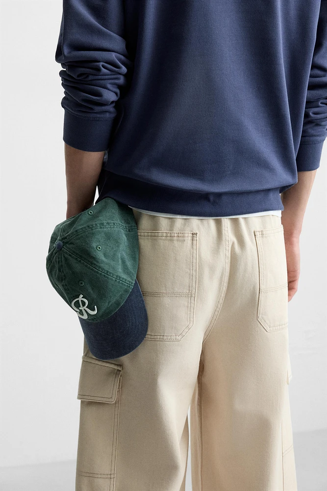 WIDE FIT CARGO PANTS