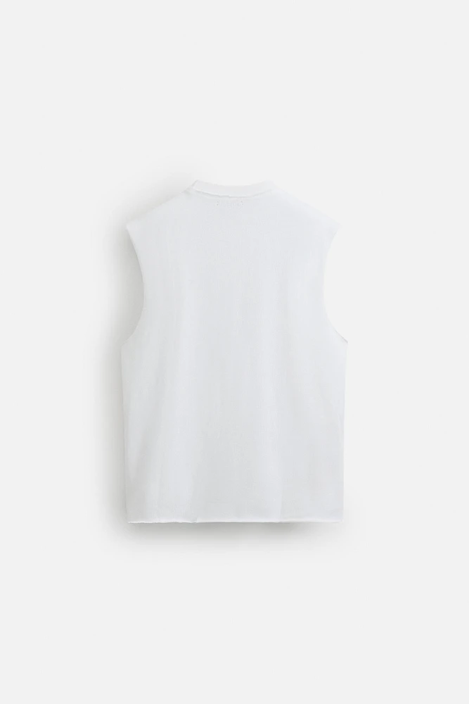 KNITTED TANK TOP