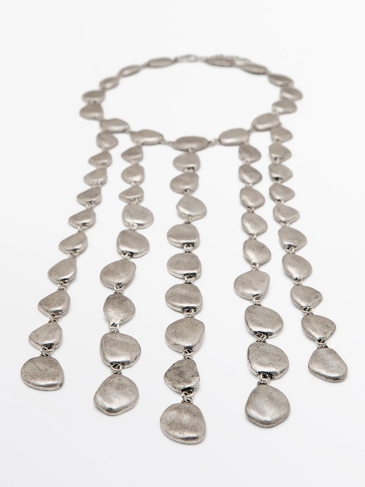 Cascade-effect necklace