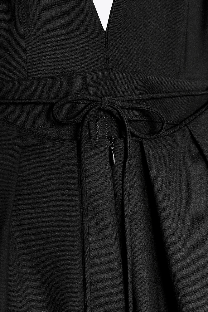 ZW COLLECTION LONG DRESS WITH TIES