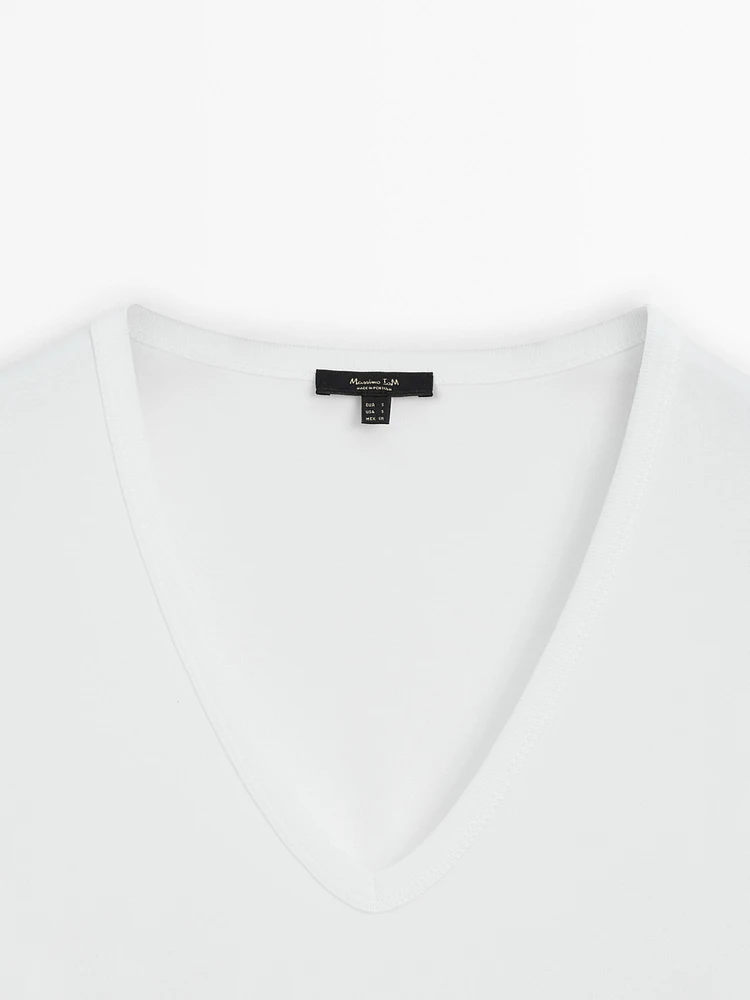 T-shirt à manches courtes 100 %coton