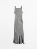 Linen fluid sleeveless dress
