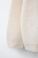 RIB KNIT CARDIGAN