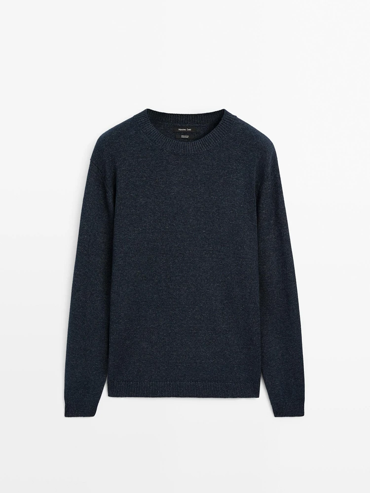 100% cotton knit sweater