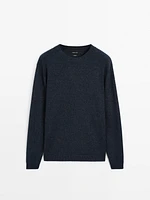 100% cotton knit sweater