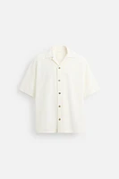 RELAXED FIT EMBROIDERED SHIRT