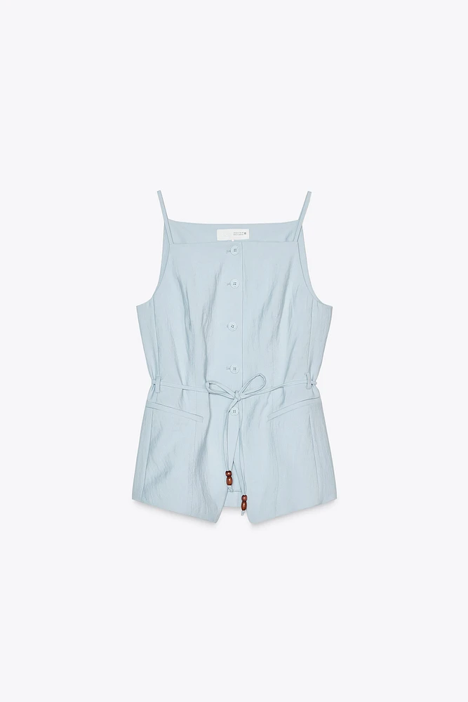 GILET CEINTURE FANTAISIE