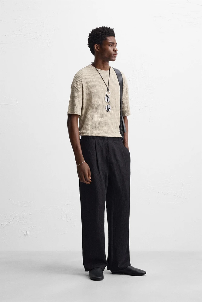 IRREGULAR TEXTURED T-SHIRT
