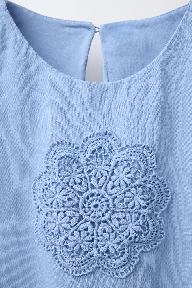 T-SHIRT FLOBO FLEUR BRODÉE