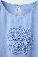 T-SHIRT FLOBO FLEUR BRODÉE