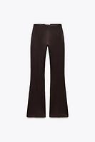 PANTALON FLARE INTERLOCK