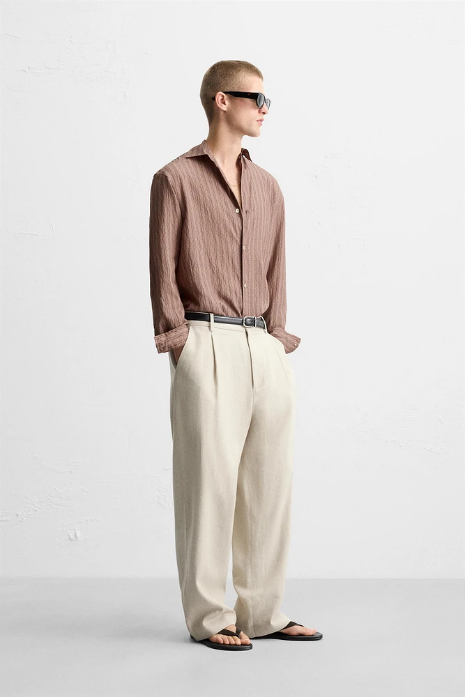 CHEMISE FLUIDE À RAYURES