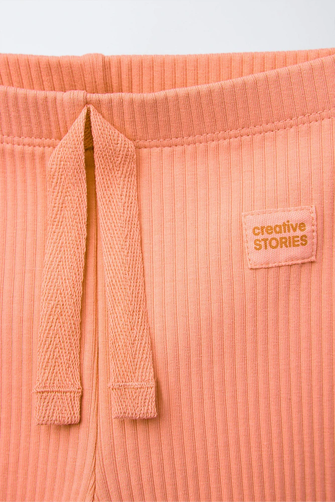 LEGGING CÔTELÉ ÉTIQUETTE