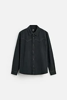 CHEMISE EN DENIM WESTERN