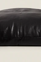 SEAMED LEATHER BEAN BAG CHAIR