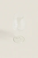 GRAND VERRE À VIN RECYCLABLE LIGNES