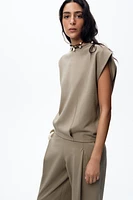 WASHED INTERLOCK T-SHIRT