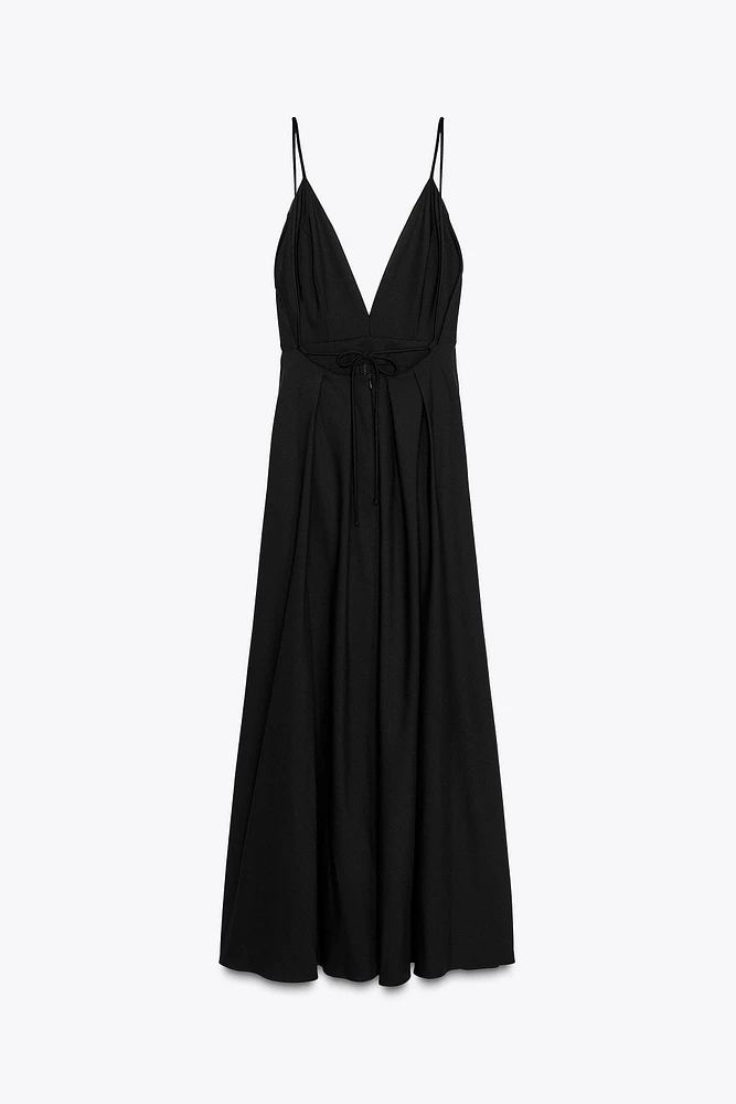ZW COLLECTION LONG DRESS WITH TIES