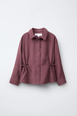 CHEMISE FLUIDE À NŒUDS