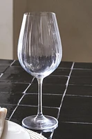 VERRE À VIN CRISTALLIN RELIEF