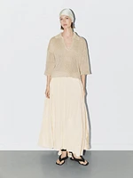 Polo sweater with open collar - STUDIO
