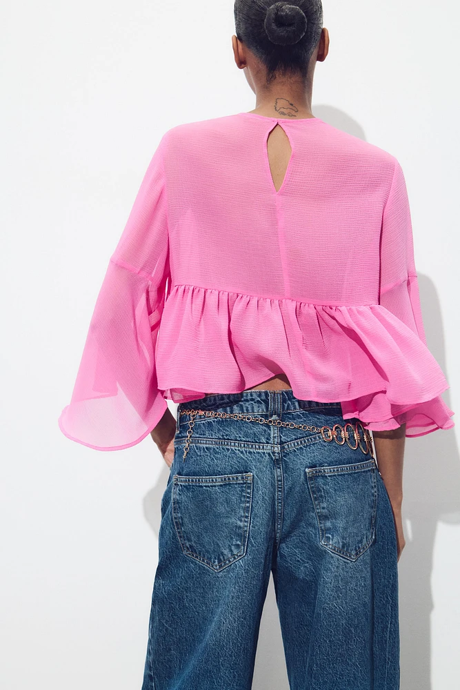 BLOUSE VOLANTS