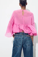 BLOUSE VOLANTS