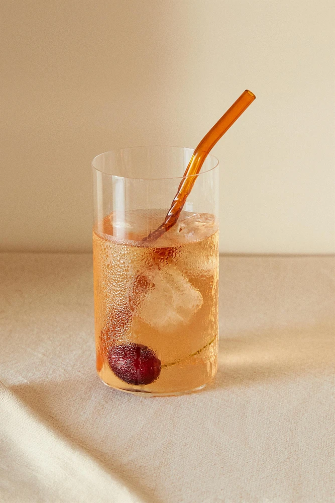 VERRE À SODA DROIT CRISTALLIN
