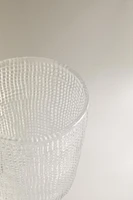 VERRE RELIEF VERRE RECYCLABLE