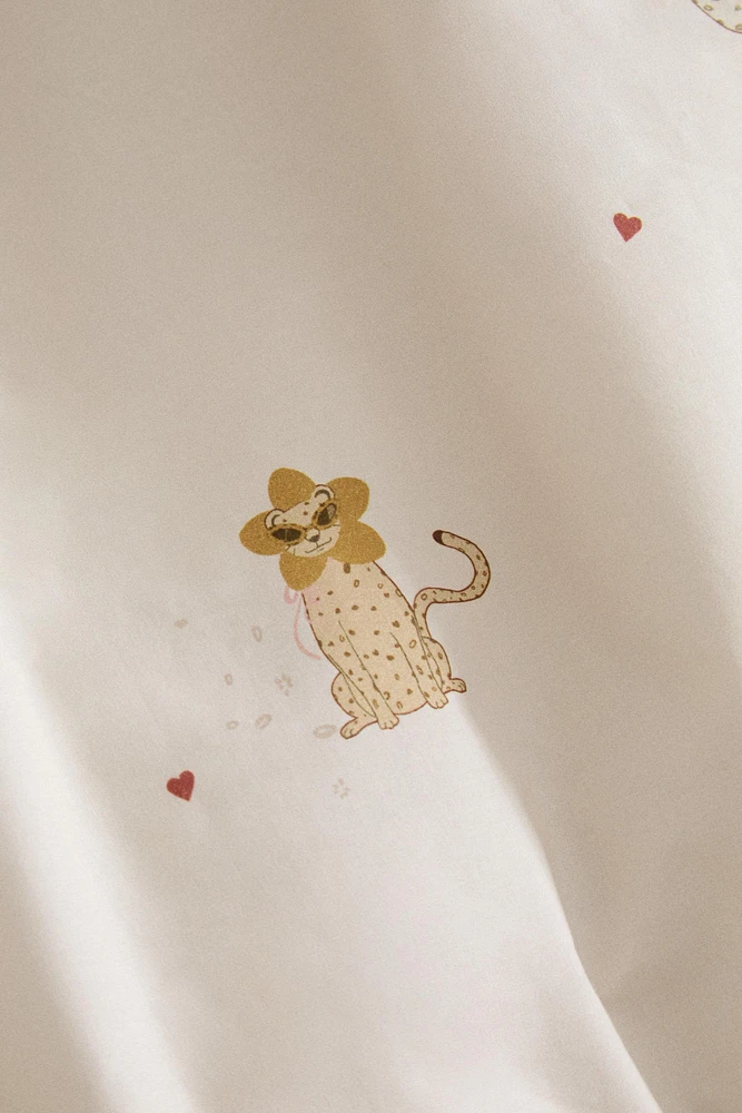 CHILDREN’S CHEETAH FLAT SHEET