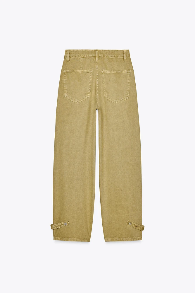 PANTALON BALLOON AVEC PASSANTS
