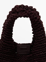 Mini split suede crochet bag - Limited Edition