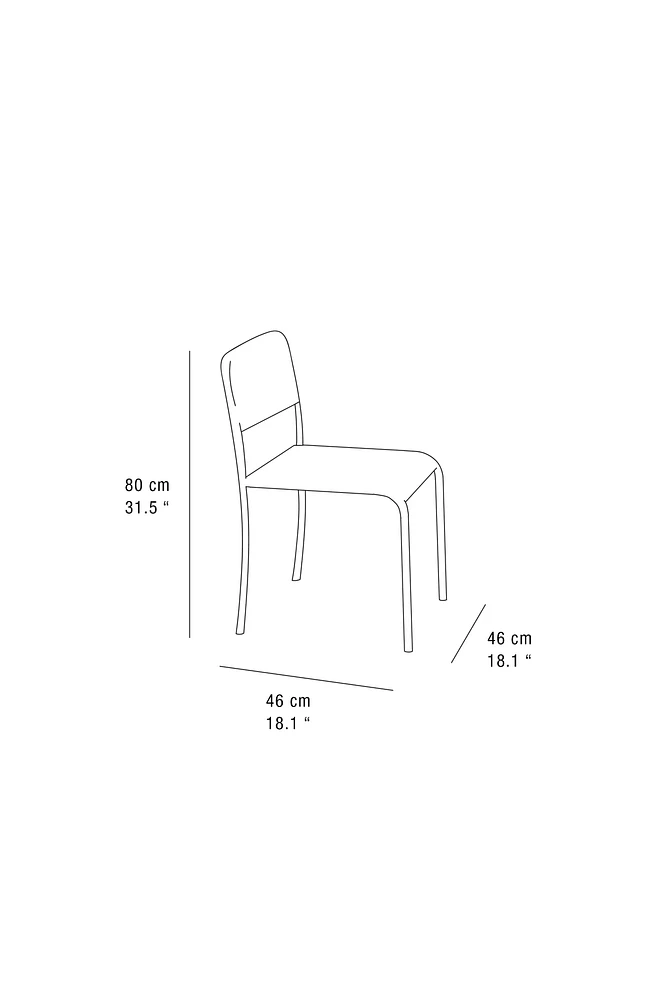 CHAISE STRUCTURE ACIER