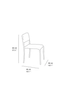 CHAISE STRUCTURE ACIER