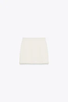 FRAYED MINI SKIRT