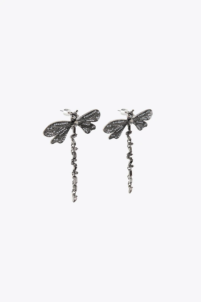SPARKLY DRAGONFLY EARRINGS