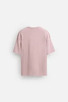REVERSE EFFECT KNIT T-SHIRT