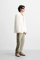 RELAXED FIT COTTON BLAZER