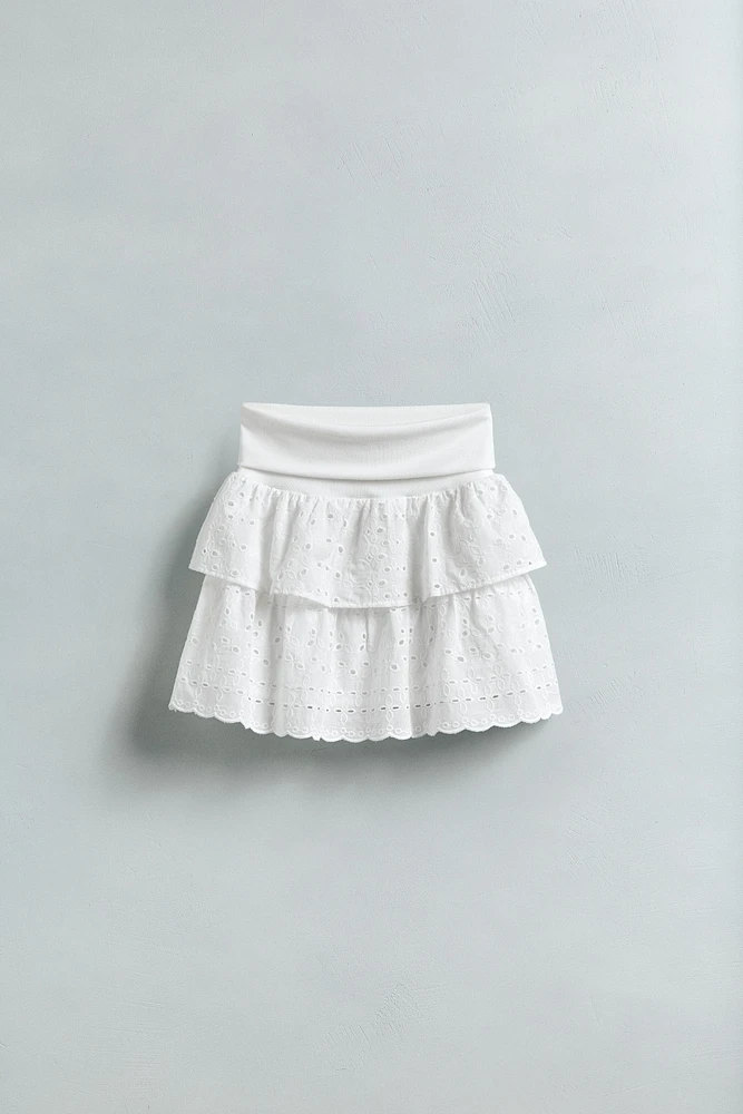 JUPE SCHIFFLY TAILLE REVERS