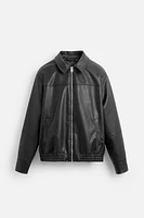 FAUX LEATHER JACKET