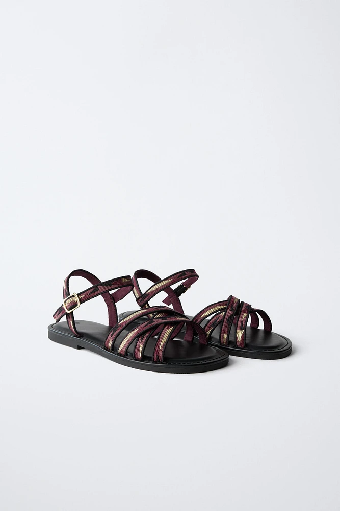 PRINTED SANDALS