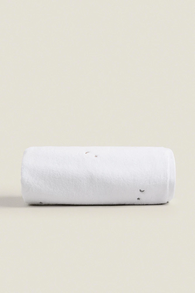 SERVIETTE DE BAIN LUNES ÉTOILES