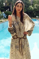 METALLIC THREAD PRINT BLOUSE