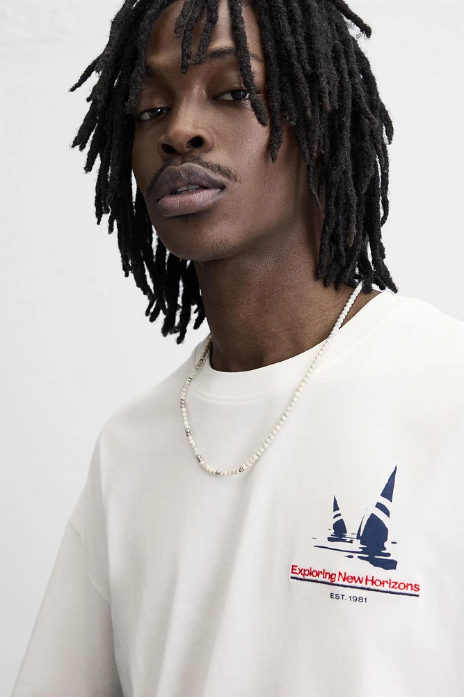 NAUTICAL PRINT T-SHIRT