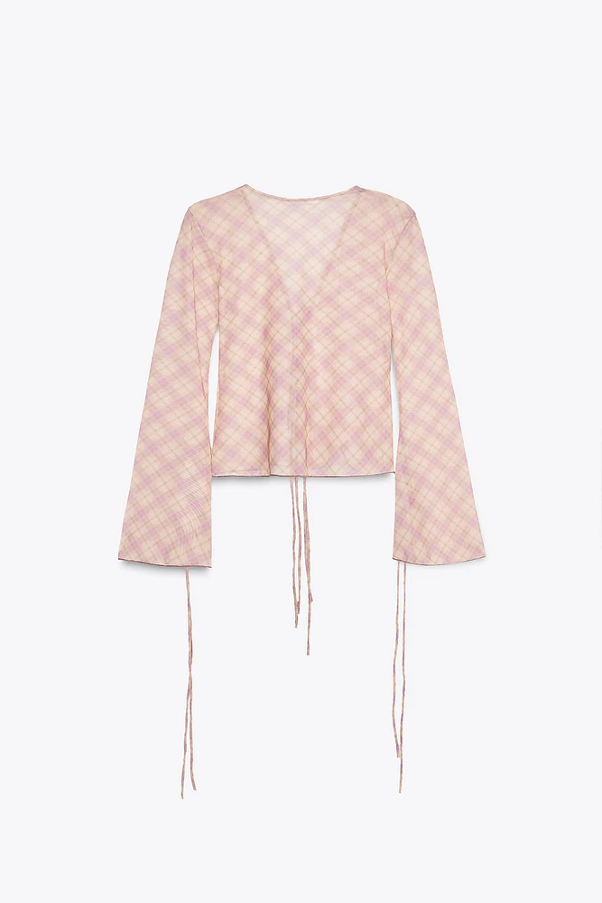 CHEMISE EN TULLE IMPRIMÉ