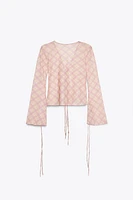 CHEMISE EN TULLE IMPRIMÉ
