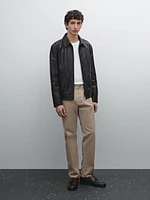 Faux jean relaxed fit